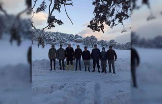 Kaymakam, kurum amirleri ve vatandaşlar yaban hayatına...