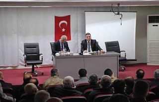 Kaymakam Sinanoğlu, muhtarlarla bir araya geldi