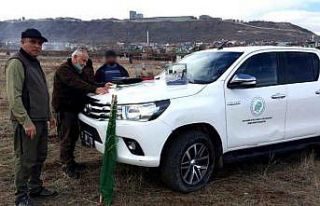 Kayseri’de yasa dışı keten kuşu avlayan 2 şahıs...