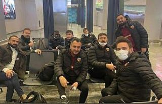 Kayserisporlu futbolcular ve kulüp personeli İstanbul’da...