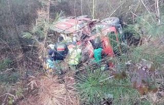 Kazaya giden itfaiye kaza kırım ekibi kaza yaptı:...