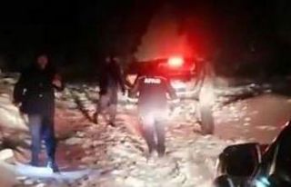 Kestel Dağı’nda mahsur kalan 4 kişiyi AFAD kurtardı