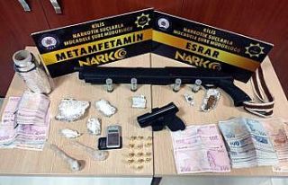 Kilis’te uyuşturucu operasyonu