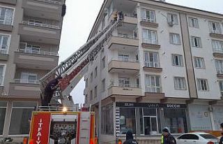 Kilis’te yangın: 5 kişi mahsur kaldı