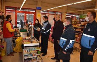 Kırıkhan’da marketler denetlendi