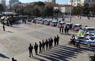 Kırıkkale Emniyetine tahsis edilen 14 araç törenle...