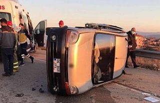 Kırıkkale’de iki otomobil çarpıştı: 6 yaralı