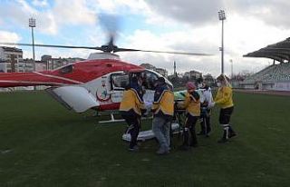 Kırklareli’de bir hasta, helikopter ambulans ile...