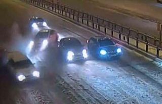 Kış aylarındaki trafik kazaları KGYS kameralarına...