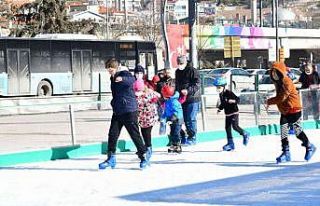 Kışın keyfi Mamak’ta yaşanıyor