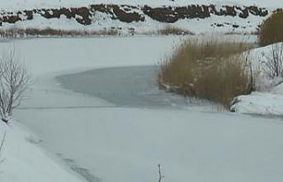 Kızılırmak buz tuttu