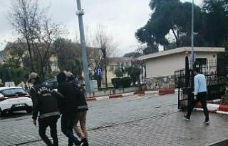 Klima hırsızları önce kameralara, sonra polise...
