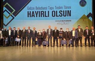 Kocaeli’de 397 hak sahibi tapularına kavuştu