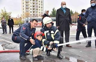 Konya itfaiyesi 2021’de 10 binin üzerinde olaya...