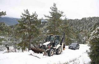 Konyaaltı yaylarında ‘kar’ seferberliği