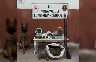 Konya’da jandarmadan uyuşturucu operasyonu