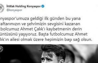 Konyaspor’dan Ahmet Çalık açıklaması