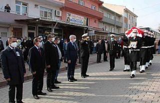 Kore gazisi son yolculuğuna uğurlandı