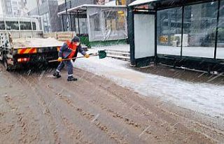 Körfez’de kar mesaisi