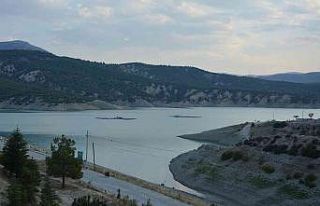 Korkuteli Barajında yağmur ve kar bereketi