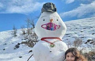 Korona virüse dikkat çekmek için yaptıkları kardan...