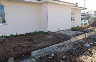 Köşk’te modern düğün salonu çalışmalarında...