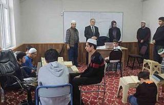 Kur’an kurslarına ziyaret devam ediyor