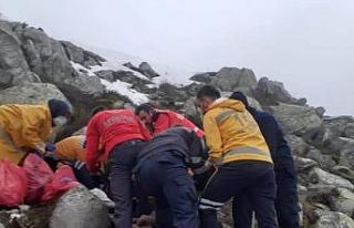 Kurtarma ekipleri yaralı avcı için seferber oldu