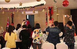 Kuşadası’nda çocuklar için yeni yıl eğlencesi...