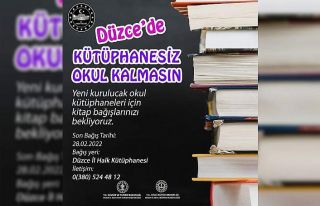 Kütüphanesiz okul kalmasın