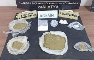 Malatya’da bir yılda 448 kilo uyuşturucu yakalandı