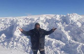 Malatya’da çiftçilerden kar sevinci