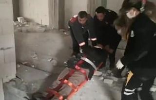 Malatya’da inşaatta düşen bir kişi yaralandı