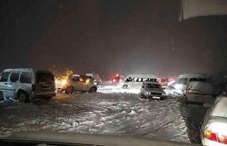 Malatya’da kar ulaşımı olumsuz etkiledi