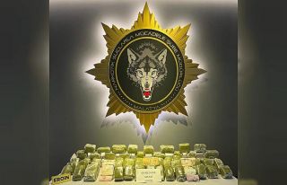 Malatya’da yolcu otobüsünde 65 kilogram esrar...