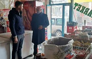 Malazgirt Belediye Başkanı Altın’dan esnaf ziyareti