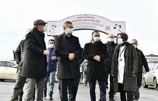 Mamak Belediye Başkanı Köse hayvan barınağını...
