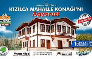 Mamak Belediyesi’nden bir mahalle konağı daha