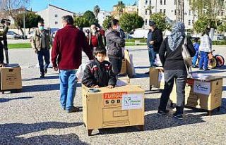 Manavgat Belediyesi’nden yangınzedelere soba ve...