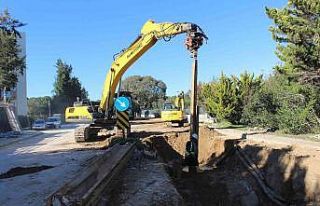 Manavgat Titreyengöl kanalizasyon hattı yenileniyor