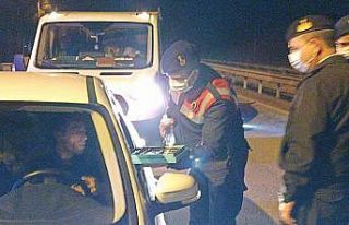 Manisa jandarmasından yılbaşında trafik denetimi