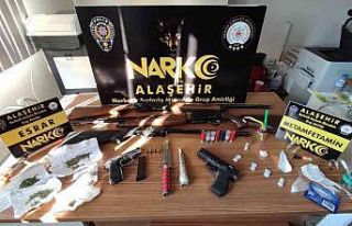 Manisa’da eş zamanlı uyuşturucu operasyonu: 14...