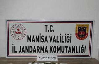 Manisa’da şüpheli şahıstan esrar çıktı