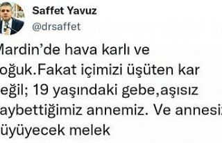 Mardin’de aşı olmayan 19 yaşındaki anne adayı...