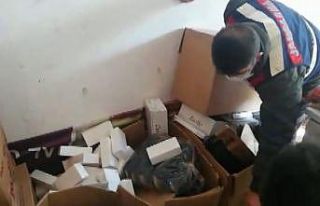 Markette 7 milyon TL’lik kaçak sigara ve uyuşturucu...