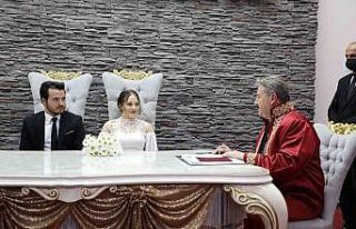 Melikgazi’de nikahta 02.02.2022 yoğunluğu