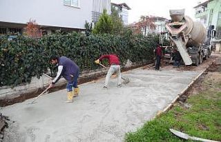 Merkezefendi’de üst yapı çalışmaları devam...