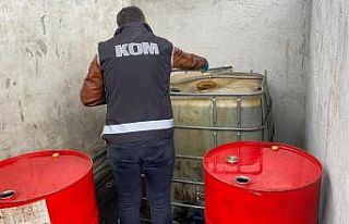 Mersin’de 4 bin 350 litre kaçak akaryakıt ele...