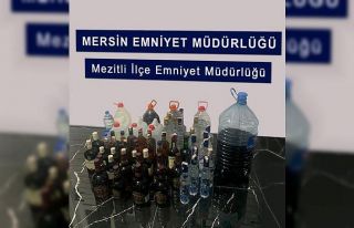 Mersin’de kaçak içki operasyonu