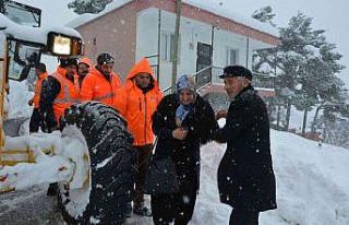 Mersin’de kar nedeniyle 4 gündür evde mahsur kalan...